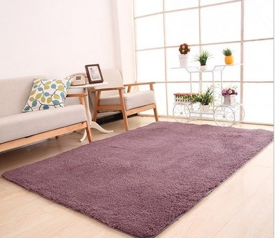 Fluffy Plush Area Rug – Soft Velvet Carpet for Living Room, Bedroom & More