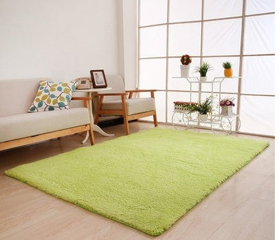 Fluffy Plush Area Rug – Soft Velvet Carpet for Living Room, Bedroom & More